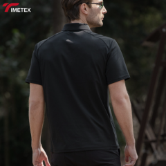 Wholesale Tactical Polo T-Shirt Quick Dry Breathable Spandex Loose Fit Outdoor Sports Training Custom Embroidery Golf Polo Shirt