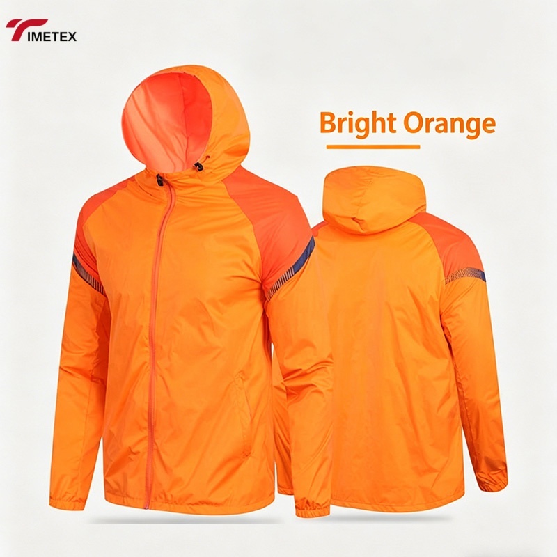TIMETEX Custom Autumn Waterproof Ventilation Sports Jacket Hooded Windproof Casual Outdoor Coat Running Outwear