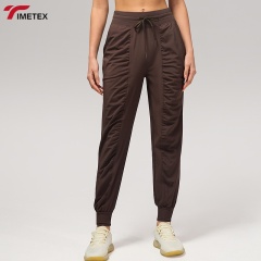 TIMETEX Moisture Wicking Tummy Control High Waist Seamless Activewear Workout Tights Long Cargo Pants Casual Style for Women's