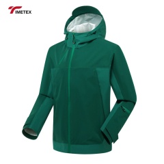 TIMETEX  Outdoor Waterproof Zipper Windproof Coated Hard Shell Jacket Mountaineering Baggy Windbreaker  Heat Sealing  Jacket