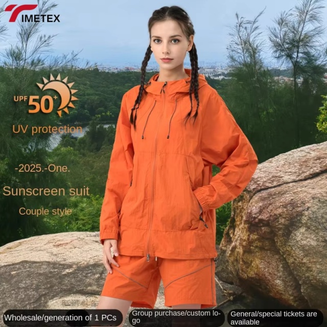 TIMETEX Lightweight Athletic Hooded Sweatshirt Set Solid Pattern Windbreaker Gym Athletic Sweatsuits Athleisure Outfit Hoodies