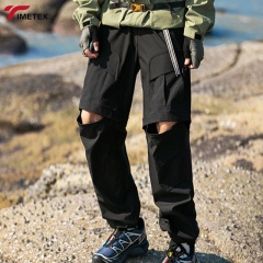 TIMETEX Men's Casual 100% Polyester  Cargo Jogger Pants Rip-Stop Water Repellent for Outdoor Work Summer Hiking Loose Fit