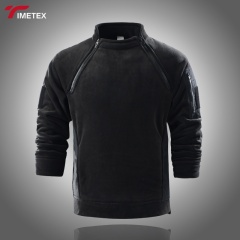 TIMETEX Men's Autumn Eco-Friendly Spandex/Polyester Zipper-Up Stand  Outdoor Sportswear Coat