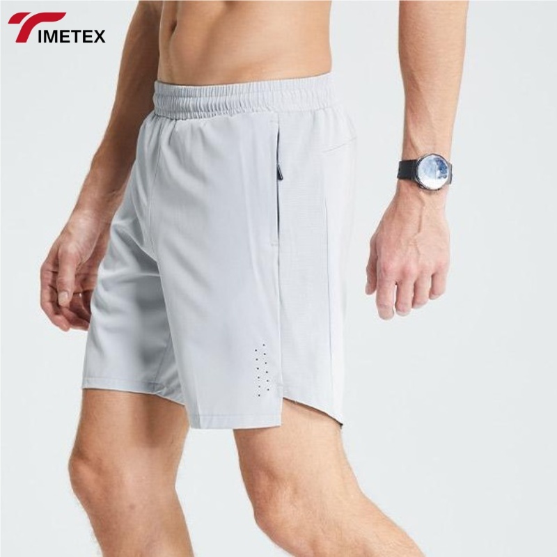 TIMETEX High Quality Summer Casual Biker Shorts 95% Polyester 5% Spandex Loose Dry Fit Gym Fitness Shorts Solid Plain Dyed