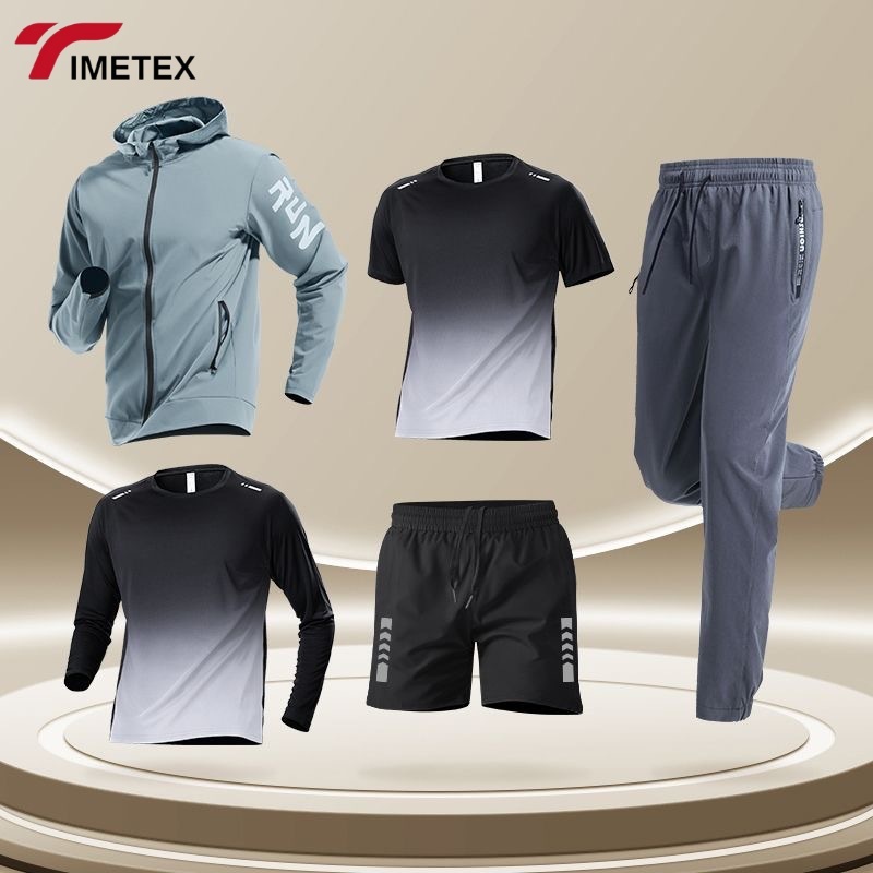 TIMETEX Women's Autumn Active Wear Sports Tracksuit Hooded Lightweight Quick Dry Breathable 100% Polyester Full Length Zip Solid