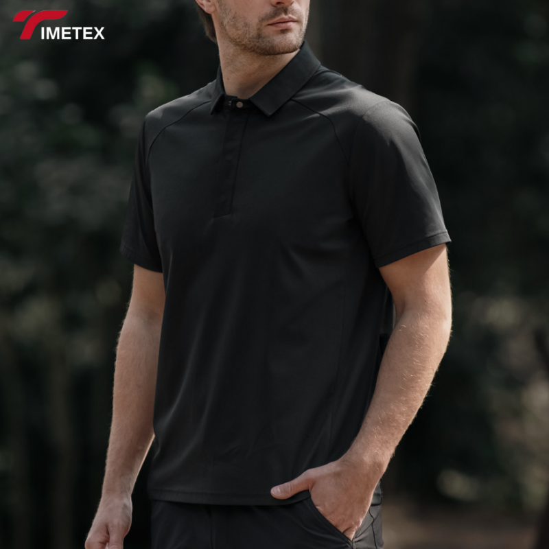 Wholesale Tactical Polo T-Shirt Quick Dry Breathable Spandex Loose Fit Outdoor Sports Training Custom Embroidery Golf Polo Shirt