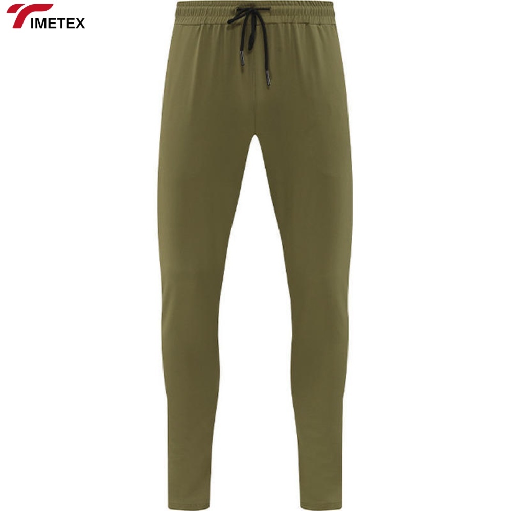 TIMETEX Men's Casual Sports Running Pants Spandex/Polyester High Waist Lightweight Elastic Waist Athletic Training Gym Trousers