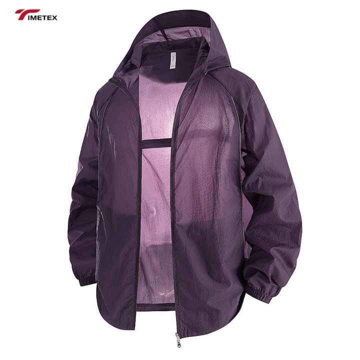 TIMETEX UPF50+ Summer Lovers Trendy Hooded  Clothing for Men Women Anti-Ultraviolet Sunscreen Loose Fit Sun Protection Clothing