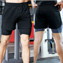 TIMETEX High Quality Men 2 in 1 Double Layer Sports Shorts Breathable Basketball Shorts Workout Bicycling Shorts With Pockets