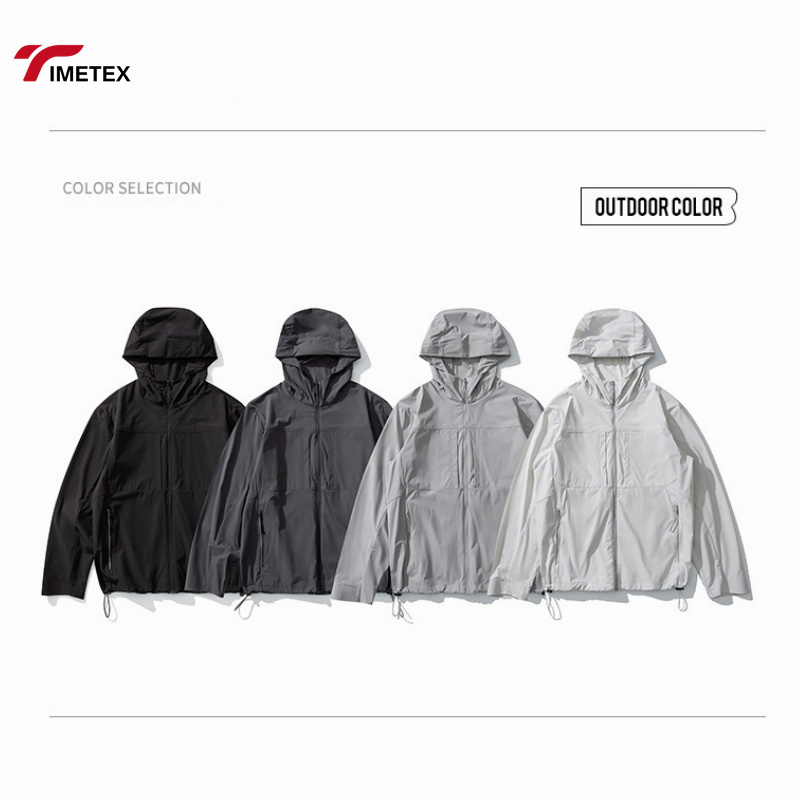 Custom UPF100+ Windproof Quick Dry Running Jacket Lightweight Waterproof Gym Sports Training Top Active Sports Windbreaker