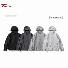Custom UPF100+ Windproof Quick Dry Running Jacket Lightweight Waterproof Gym Sports Training Top Active Sports Windbreaker
