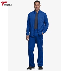 TIMETEX Autumn Winter Men's Medical Uniform Coverall Plus Size Scrubs Breathable Feature XL Printed Knitted for Beauty Salon OEM