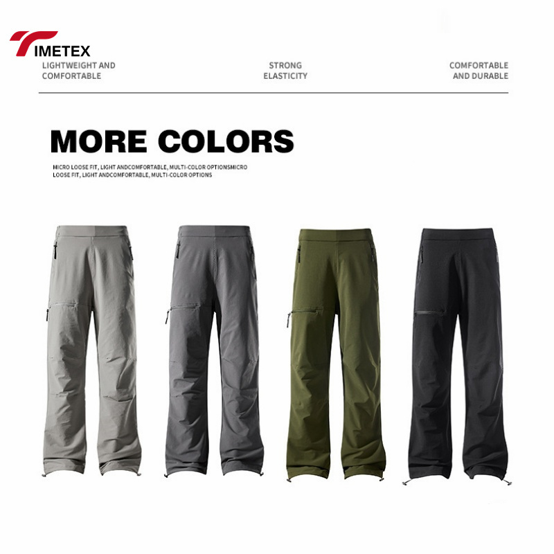 Men's High Quality Sport Cargo Pants Custom Tactical Baggy Outdoor Hiking Trouser Waterproof Polyester Oversized Casual Style
