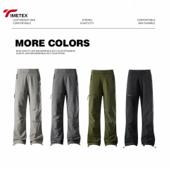 Men's High Quality Sport Cargo Pants Custom Tactical Baggy Outdoor Hiking Trouser Waterproof Polyester Oversized Casual Style