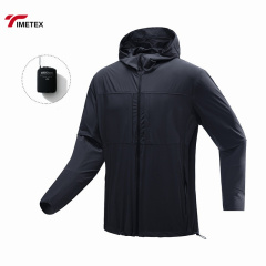 Custom Running Jacket Waterproof Light Weight Windproof Quick Dry UPF100+ Skin Training Gym Sports Windbreaker Jacket