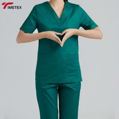 Wholesale New Short Sleeve Medical Scrub Sets Dentistry Oral Clinic Workwear Pet Doctor Nurses Uniforms Hospital Work Suits