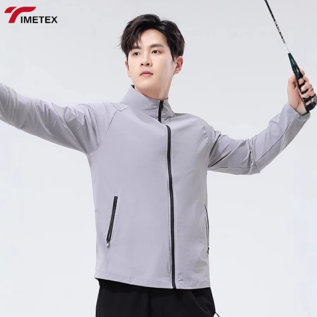 TIMETEX 150gsm Woven Fabric 4 Way Stretch Breathable Outdoor  for Men Training Running Sports