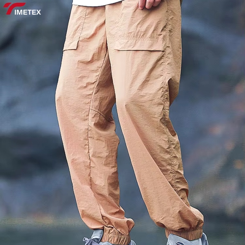 Timetex Lightweight Breathable Water-Resistant Windbreaker Pants for Outdoor Activities and Fishing Active Bottoms