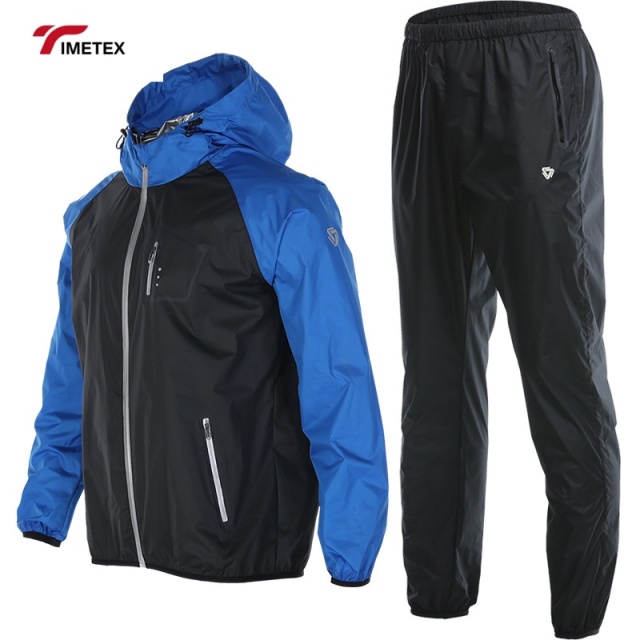 TIMETEX Sauna Suit Fashion Workout Plus Size Sportswear Gym Weight Loss Slimming Sweat Suits