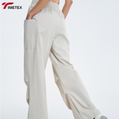 TIMETEX Women's Breathable Lightweight Active Bottoms Quick Dry Trekking Trousors Mid-Waist Zipper Fly Water Activities