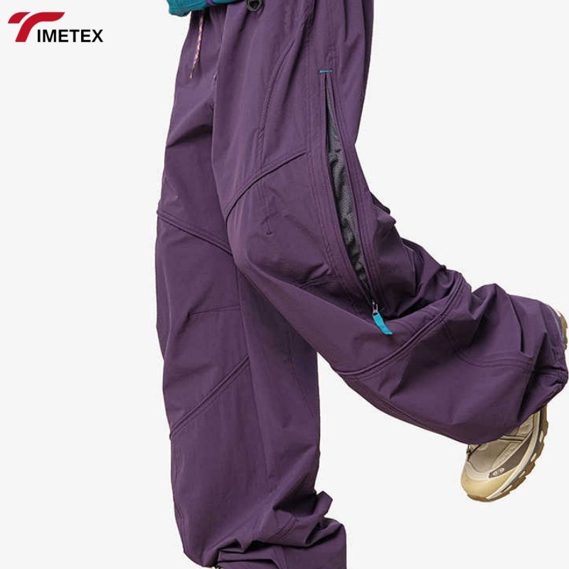 TIMETEX Latest Loose Fit Casual Straight Leg Cargo Pants Solid Black Autumn Streetwear Oversized Multi-Pockets Active Bottoms