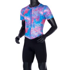 Wholesale High Quality Tights Men Tracksuits Custom Logo Bodysuit Short Sleeve Men's Clothing Tracksuit