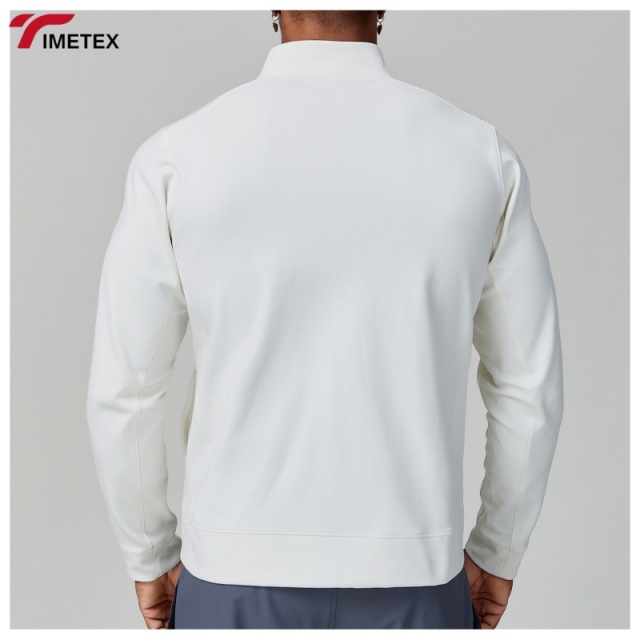 Mens Outdoor Solid Coat Stand Collar Breathable Sporty Casual Jacket Zip up Blouses Polyester Quick Dry Running Coats Jackets