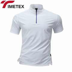 TIMETEX Men's Lightweight Quarter Zipper Sport Training Shirt Breathable Gym Activewear for Running Cycling Cyclist T-shirt