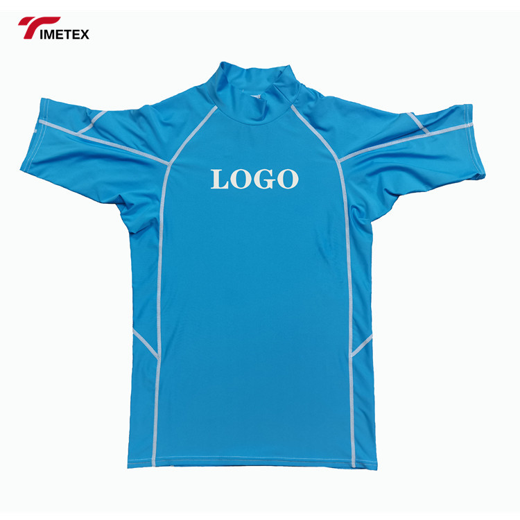 TIMETEX OEM Design Compression Rash Guard Custom Sublimation Swimming Mens Rash Guards