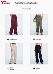 TIMETEX Outdoor Yoga Pants Women Hiking Leggings Breathable Stretch High Waist Quick Dry Trousers with Storage Pockets
