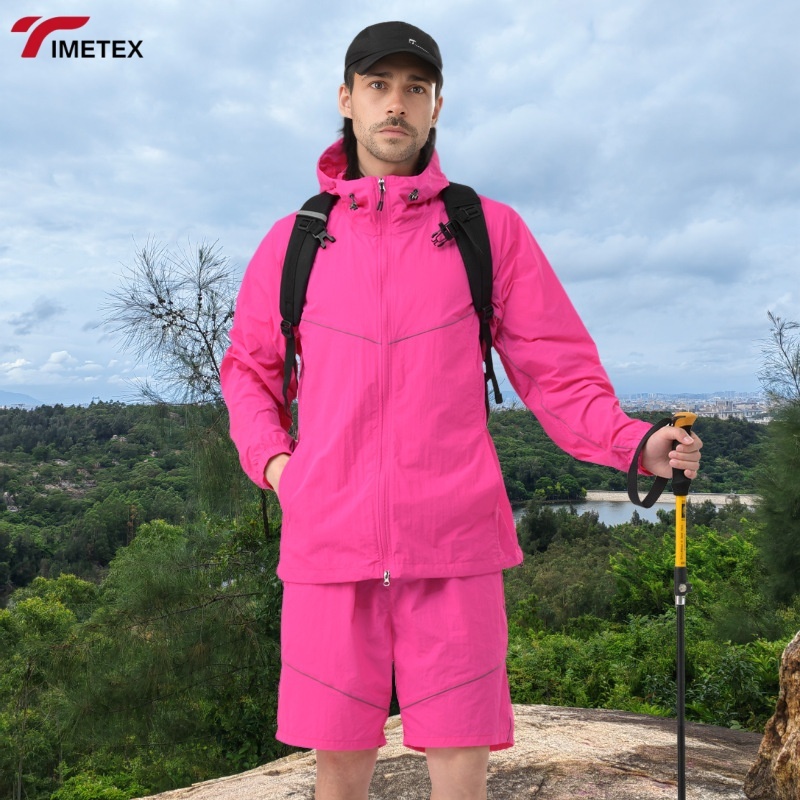 TIMETEX Men's & Women's Summer Sun Protection Jacket Solid Color Breathable Quick Drying for Outdoor Hiking Gear