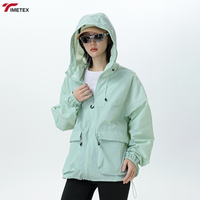 TIMETEX Popular Baggy Windbreaker  Couple Softshell  UV Protection Cycling Jersey Men   for Unisex Women's Sun protection Jacket