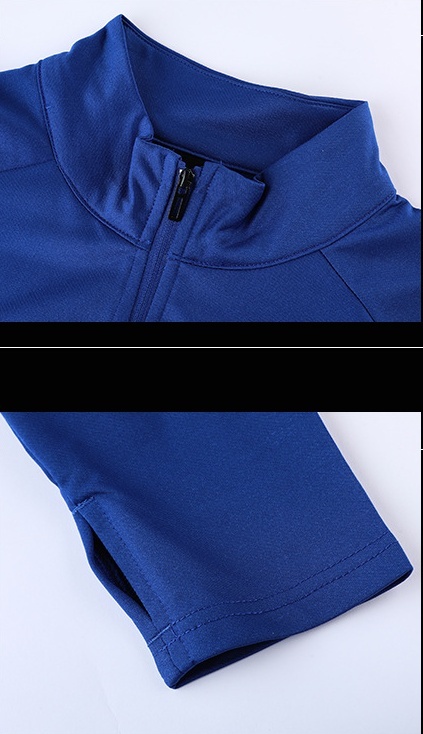 Men's Spring Autumn Stand Collar Hoodie New  Two-Piece Training Clothes Football Light Board Plus Size Fitness