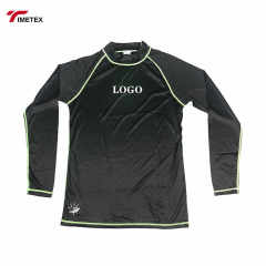 Custom Men Anti Uv Long Sleeve Swimsuit Top Surfing Tee Uv Rashguard Men Rash Guard Sun Shirt