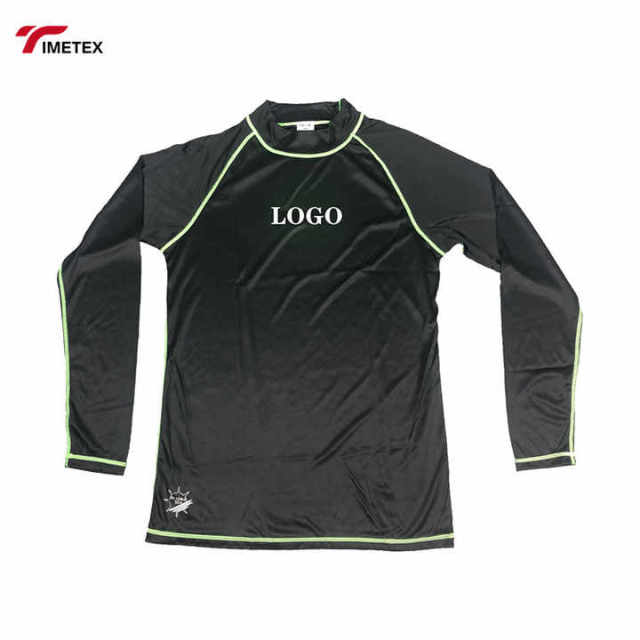 Custom Men Anti Uv Long Sleeve Swimsuit Top Surfing Tee Uv Rashguard Men Rash Guard Sun Shirt