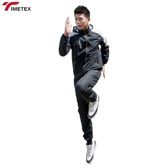 TIMETEX 2026 Vintage Breathable Winter Tracksuits for Men Custom Hot Selling Streetwear Windbreaker Tracksuit Set