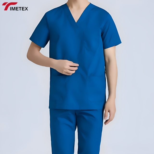 Wholesale New Short Sleeve Medical Scrub Sets Dentistry Oral Clinic Workwear Pet Doctor Nurses Uniforms Hospital Work Suits