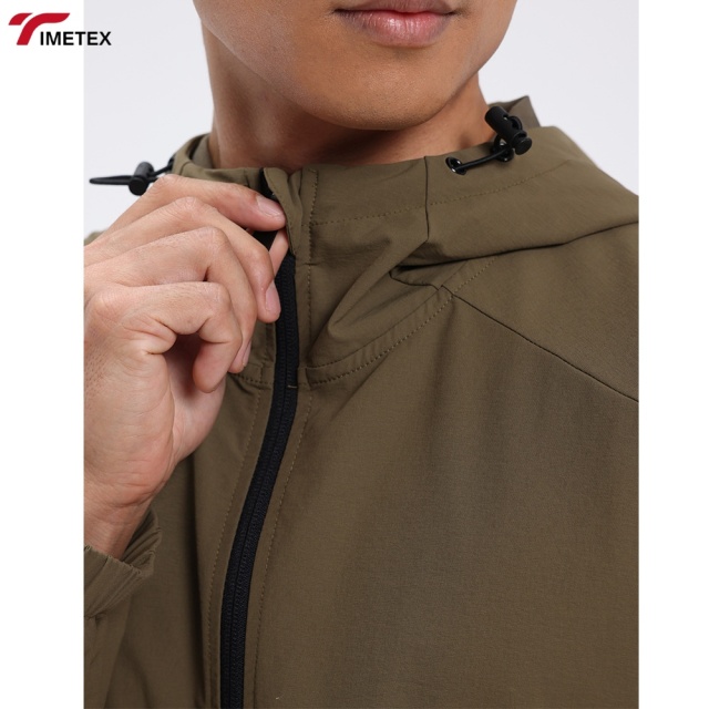 TIMETEX Men's Full-Zip Cardigan Outdoor Jacket Factory Wholesale Waterproof Windbreak Hood for Winter Mountaineering & Camping