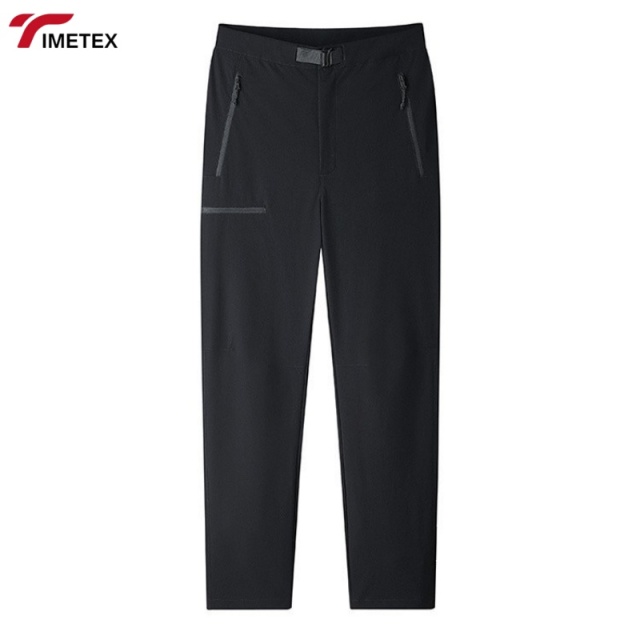 Buttons Gym Pants Straight Leg Men Polyester Spandex Golf Pants High Quality Four Pocket Men Golf Pants
