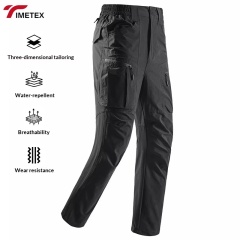 TIMETEX Men's Outdoor Waterproof Tactical Pants 6XL Mid Waist with Rib Stop Multi-Pockets Cargo Worker Pants for Hiking Hunting