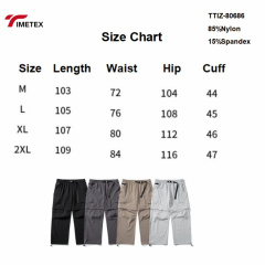 2025 New Design Best Selling Outdoor Sports and Leisure Dual-Use Detachable Work Pants Active Bottoms Wholesale Trending