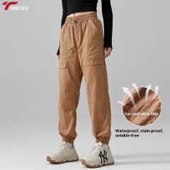 Timetex Lightweight Breathable Water-Resistant Windbreaker Pants for Outdoor Activities and Fishing Active Bottoms