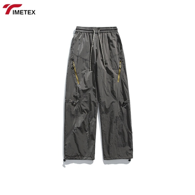 TIMETEX Custom High Quality Men's Straight Leg Sports Jogger Pants Multi-Pocket Casual Outdoor Loose Cargo Waist Anti-Wrinkle