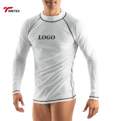 Custom Men Anti Uv Long Sleeve Swimsuit Top Surfing Tee Uv Rashguard Men Rash Guard Sun Shirt