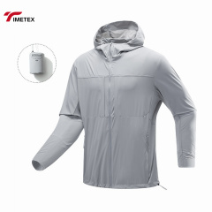 Custom Running Jacket Waterproof Light Weight Windproof Quick Dry UPF100+ Skin Training Gym Sports Windbreaker Jacket