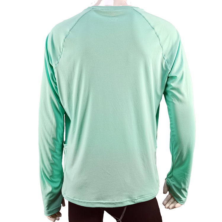 High Quality Custom Sunscreen Uv Solid Color Quick Dry Rash Guard T-Shirt Rash Guard Loose Fit Men Long Sleeve Fishing Shirt