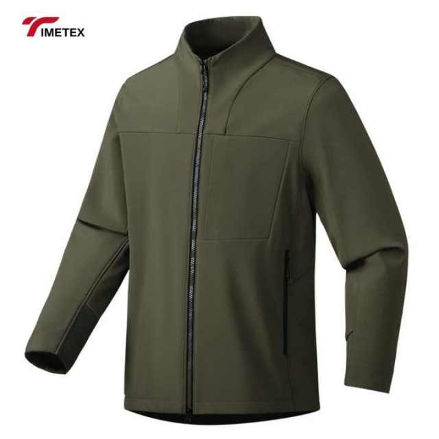 TIMETEX Custom Logo Men's Active Sports Outdoor Run Waterproof Jacket Winter XL Size Stand Collar Zipper Closure Windproof Thin
