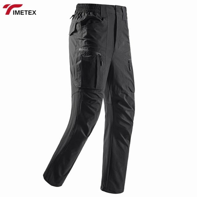 TIMETEX Men's Outdoor Waterproof Tactical Pants 6XL Mid Waist with Rib Stop Multi-Pockets Cargo Worker Pants for Hiking Hunting