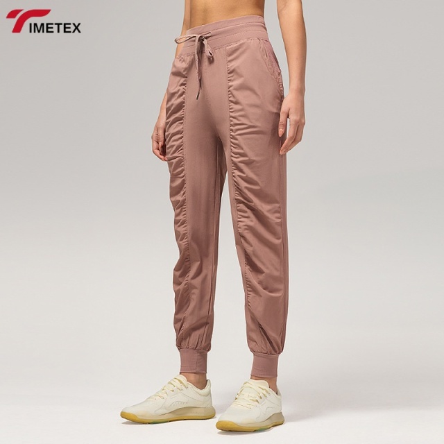 TIMETEX Moisture Wicking Tummy Control High Waist Seamless Activewear Workout Tights Long Cargo Pants Casual Style for Women's