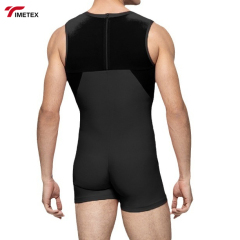 Men's Sports Bodysuits & Jumpsuits Bodybuilding Gymnastics Dance Wear Vest Romper for Men's Sports
